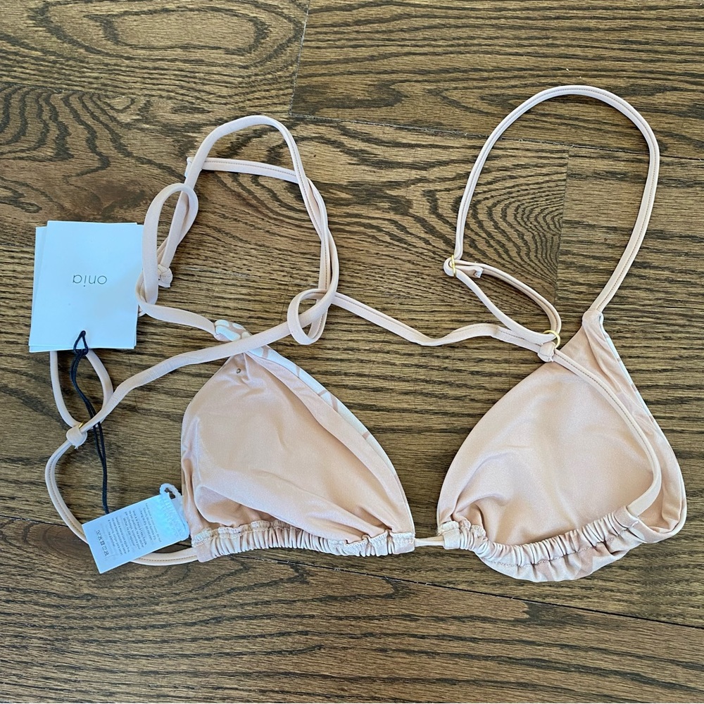 Onia Alexa Top in Nude Croc Multicolor, NWT - Picture 6 of 10